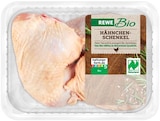 Frische Hähnchen-Schenkel von REWE Bio im aktuellen REWE Prospekt für 10,49 €