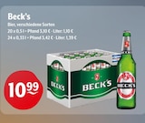Beck's bei Getränke Hoffmann im Prospekt "" für 10,99 €