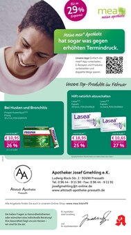 mea - meine apotheke Prospekt der KW 5 "Unsere Februar-Angebote" Aktueller mea - meine apotheke Prospekt "Unsere Februar-Angebote" Seite 1 von 4 Seiten