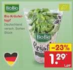 Bio Kräutertopf von BioBio für 1,29 € bei Netto Marken-Discount im Angebot Bio Kräutertopf von BioBio im aktuellen Netto Marken-Discount Prospekt