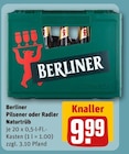 Pilsener oder Radler Naturtrüb Angebote von Berliner bei REWE Siegen für 9,99 €