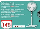 Aktuelles Tischventilator VL 3601 Angebot bei GLOBUS in Halle (Saale) ab 14,99 €