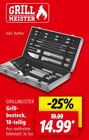 Aktuelle Grill Angebote bei Lidl in Berlin Aktuelles Grillbesteck, 18-teilig Angebot bei Lidl in Berlin ab 14,99 €
