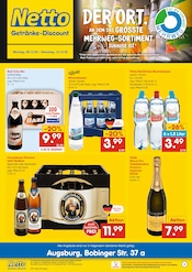 Cola im Netto Marken-Discount Prospekt in Stadtbergen Aktueller Netto Marken-Discount Prospekt mit Cola, "DER ORT, AN DEM DU IMMER AUSGEZEICHNETE PREISE FINDEST.", Seite 1