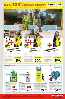 Hochdruckreiniger Angebot im Hellweg Prospekt, gültig von 16.03.2026 bis 21.03.2026 Hochdruckreiniger Angebot im aktuellen Hellweg Prospekt auf Seite 9