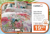 Satin Wende Bettwäsche Angebote von casa nova bei Möbel Inhofer Memmingen für 19,95 €
