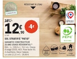 Sol stratifié "Patio" en promo chez E.Leclerc Sol stratifié "Patio" dans le catalogue E.Leclerc