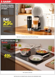 Prix et réduction Tefal dans le prospectus Carrefour en cours Offre Tefal dans le catalogue Carrefour du moment à la page 84