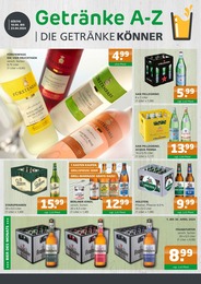 Aktueller Getränke A-Z Prospekt, "DIE GETRÄNKEKÖNNER", mit Angeboten der Woche, gültig von 10.04.2024 bis 10.04.2024