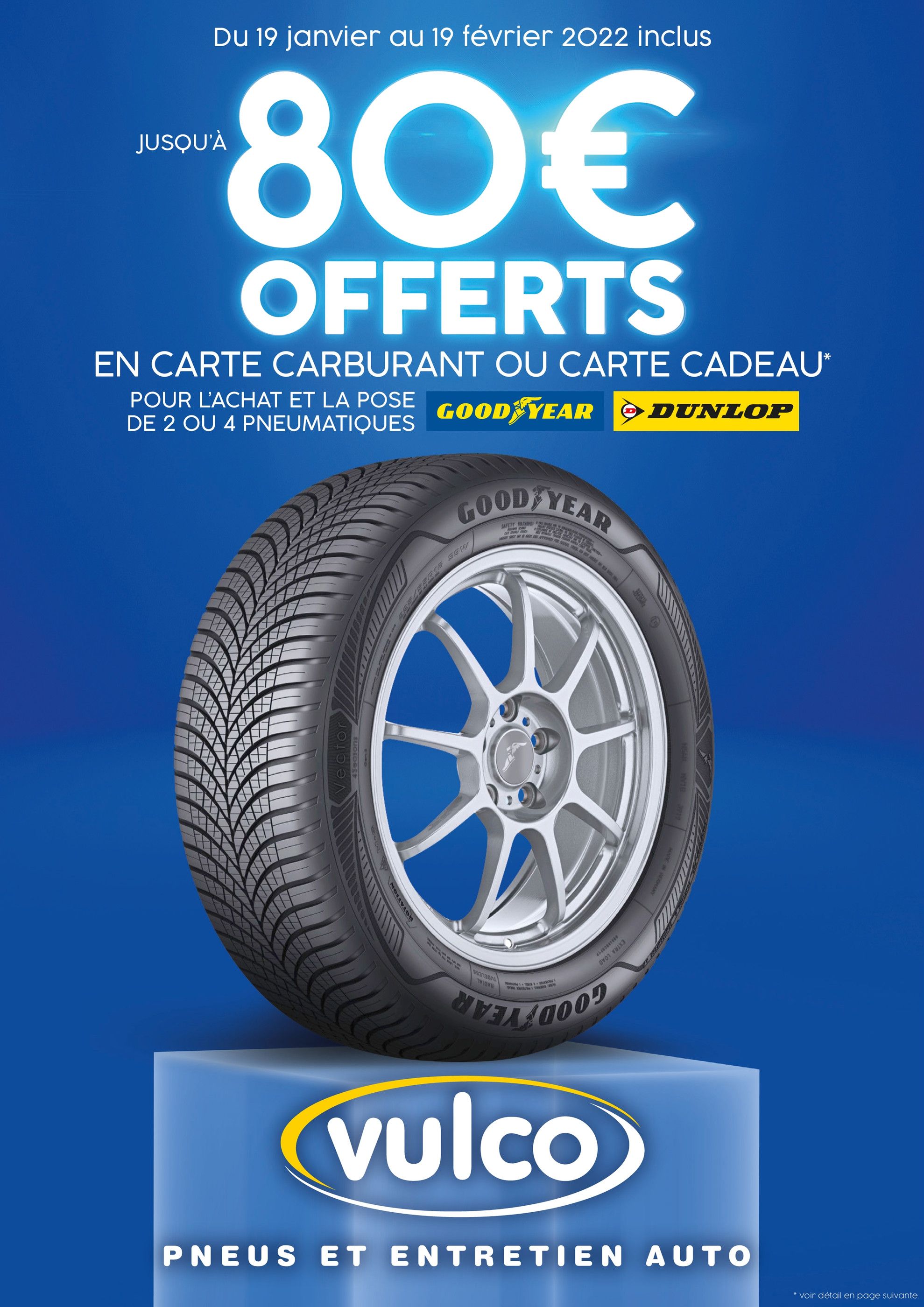 Catalogue Vulco à Montreuil, avec 7 pages Prospectus Vulco à Montreuil, "Jusqu’à 80 € offerts, en carte carbutant ou carte cadeau", 7 pages, 19/01/2022 - 19/02/2022