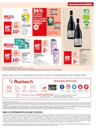 Offre Vin rouge bio dans le catalogue Auchan Supermarché du moment à la page 7