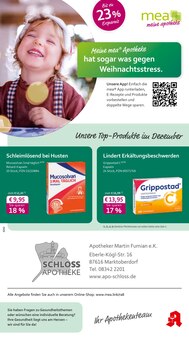 mea - meine apotheke Prospekt der Woche "Unsere Dezember-Angebote" Seite 1, 01.12.2025 bis 31.12.2025 für Marktoberdorf Aktueller mea - meine apotheke Prospekt "Unsere Dezember-Angebote" Seite 1 von 4 Seiten für Marktoberdorf