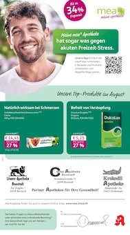 Aktueller mea - meine apotheke Prospekt (Großenaspe, 4 Seiten zum blättern mea - meine apotheke Prospekt Unsere August-Angebote mit 4 Seiten