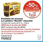 Feuilleté de mousse La Laitière chocolat - Nestlé dans le catalogue Monoprix