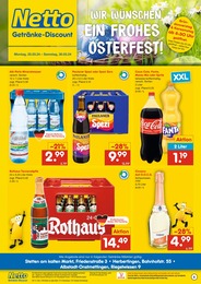 Netto Marken-Discount Prospekt für Albstadt: "WIR WÜNSCHEN EIN FROHES OSTERFEST!", 2 Seiten, 25.03.2024 - 30.03.2024