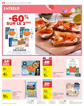 Promos Coquille Saint-Jacques dans le catalogue "PÂQUES POUR TOUS LES GOÛTS" de Carrefour Market Coquille Saint-Jacques en promo dans le catalogue Carrefour Market à la page 6