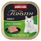 Animonda Cat Vom Feinsten Adult mit Pute & Kaninchen 100 g Angebote von Animonda bei Zookauf Remscheid für 0,79 €