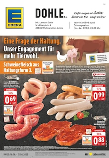EDEKA Lingen (Ems) Prospekt "Aktuelle Angebote" mit 24 Seiten