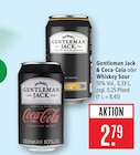 Gentleman Jack & Coca-Cola Angebote von Jack Daniel's bei Marktkauf Hanau für 2,79 €