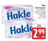 Toilettenpapier Angebote von Hakle bei E center Jena für 2,99 €