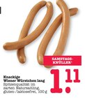 Knackige Wiener Würstchen lang Angebote bei E center Mainz für 1,11 €