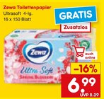 Toilettenpapier Ultrasoft Angebote von Zewa bei Netto Marken-Discount Hagen für 6,99 €