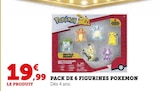 Pack de 6 figurines Pokémon - Pokémon dans le catalogue Hyper U