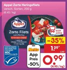 Zarte Heringsfilets im Angebot bei Netto Marken-Discount in Bielefeld Zarte Heringsfilets Angebote von Appel bei Netto Marken-Discount Bielefeld für 0,99 €