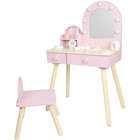 Table de maquillage en bois avec tabouret Mini Matters - Mini Matters dans le catalogue Action