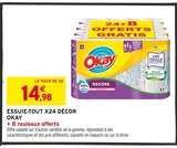 Essuie-tout X24 Décor - Okay en promo chez Intermarché Super Essuie-tout X24 Décor - Okay dans le catalogue Intermarché Super