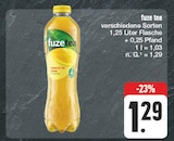 Schwarzer Tee Orange Angebote von fuze tea bei EDEKA Schweinfurt für 1,29 €