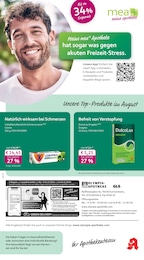 mea - meine apotheke Prospekt für Berg mit 4 Seiten mea - meine apotheke Prospekt für Berg: "Unsere August-Angebote", 4 Seiten, 01.08.2026 - 31.08.2026