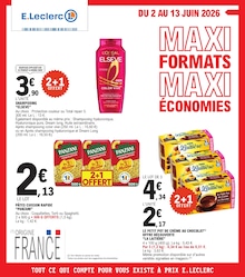 Prospectus E.Leclerc à Perrecy-les-Forges, "MAXI FORMATS MAXI ÉCONOMIES", 32 pages, 02/06/2026 - 13/06/2026