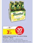 Bière sans alcool au jus citron - Tourtel Twist en promo chez Intermarché Agen à 3,12 €