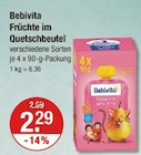 Früchte im Quetschbeutel von Bebivita im aktuellen V-Markt Prospekt für 2,29 €