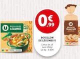 Bouillon de légumes à U Express dans Champagnac-la-Rivière