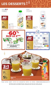 Promotion Yaourt dans le prospectus Carrefour Market, valable du 15/05/2026 au 26/05/2026 Promo Yaourt dans le catalogue Carrefour Market du moment à la page 14