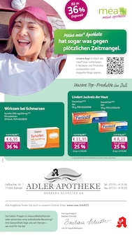 Aktueller mea - meine apotheke Prospekt "Unsere Juli-Angebote" Aktueller mea - meine apotheke Prospekt