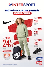 Catalogue Intersport à Toussieu, avec 5 pages Prospectus Intersport à Toussieu, "ENGAGÉS POUR UNE RENTRÉE MOINS CHÈRE", 5 pages, 03/08/2026 - 16/08/2026