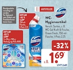 WC-Hygieneartikel im Angebot bei ALDI SÜD in Aschaffenburg WC-Hygieneartikel Angebote von Domestos bei ALDI SÜD Aschaffenburg für 1,69 €