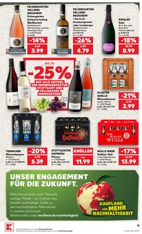 Wasser im aktuellen Kaufland Prospekt (Stuttgart) Wasser im Kaufland Prospekt "Hier bin ich richtig" mit 63 Seiten (Stuttgart)