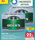 Pils von Beck's für 18,99 € bei Netto Marken-Discount im Angebot Pils von Beck's im aktuellen Netto Marken-Discount Prospekt