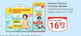 Premium Protection Windeln im Angebot bei GLOBUS in Mannheim Premium Protection Windeln Angebote von Pampers bei GLOBUS Mannheim für 16,99 €