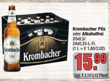Pils im Angebot bei alldrink in Frankfurt Pils Angebote von Krombacher bei alldrink Frankfurt für 15,99 €