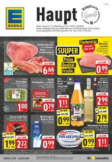 Saft im aktuellen EDEKA Prospekt (Neuss) Saft im EDEKA Prospekt "Aktuelle Angebote" mit 28 Seiten (Neuss)