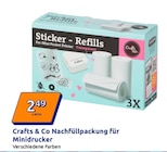 Action Heiligenhaus - Nachfüllpackung für Minidrucker Angebot im Prospekt Nachfüllpackung für Minidrucker bei Action im Heiligenhaus Prospekt für 2,49 €