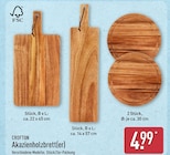 Akazienholzbrett von Crofton für 4,99 € bei ALDI Nord im Angebot Akazienholzbrett von Crofton im aktuellen ALDI Nord Prospekt