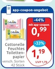 Feuchtes Toilettenpapier von Cottonelle im aktuellen budni Prospekt