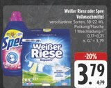 Vollwaschmittel im Angebot bei E center in Erlangen Vollwaschmittel Angebote von Weißer Riese bei E center Erlangen für 3,79 €