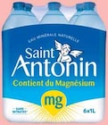Eau minérale naturelle sans nitrate - SAINT ANTONIN en promo chez Intermarché Poitiers à 1,71 €